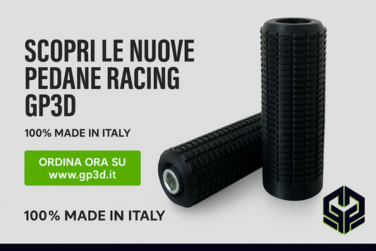 Perché scegliere le nuove Pedane Racing GP3D: precisione, controllo e massima performance