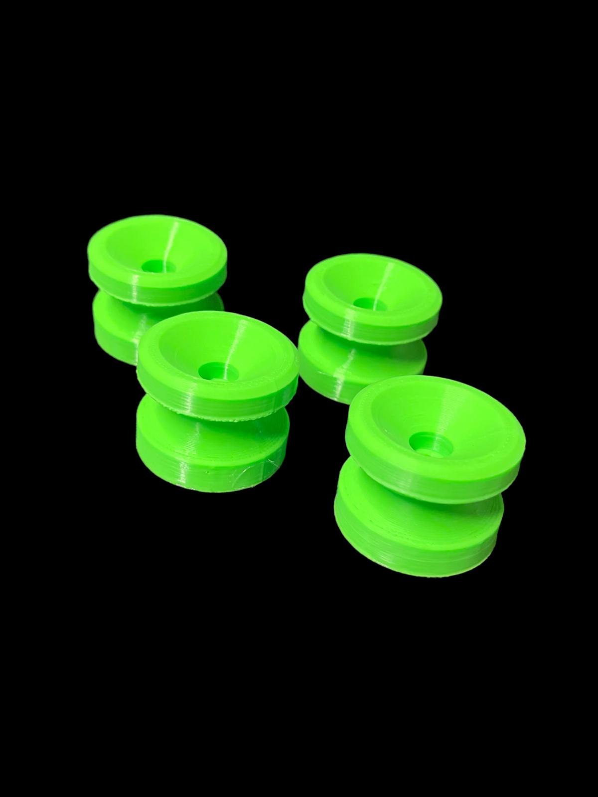 Kit di 4 Tamponi Ruota per Moto e Pit Bike – Compatibili con Tutti i Cavalletti Alzaruota