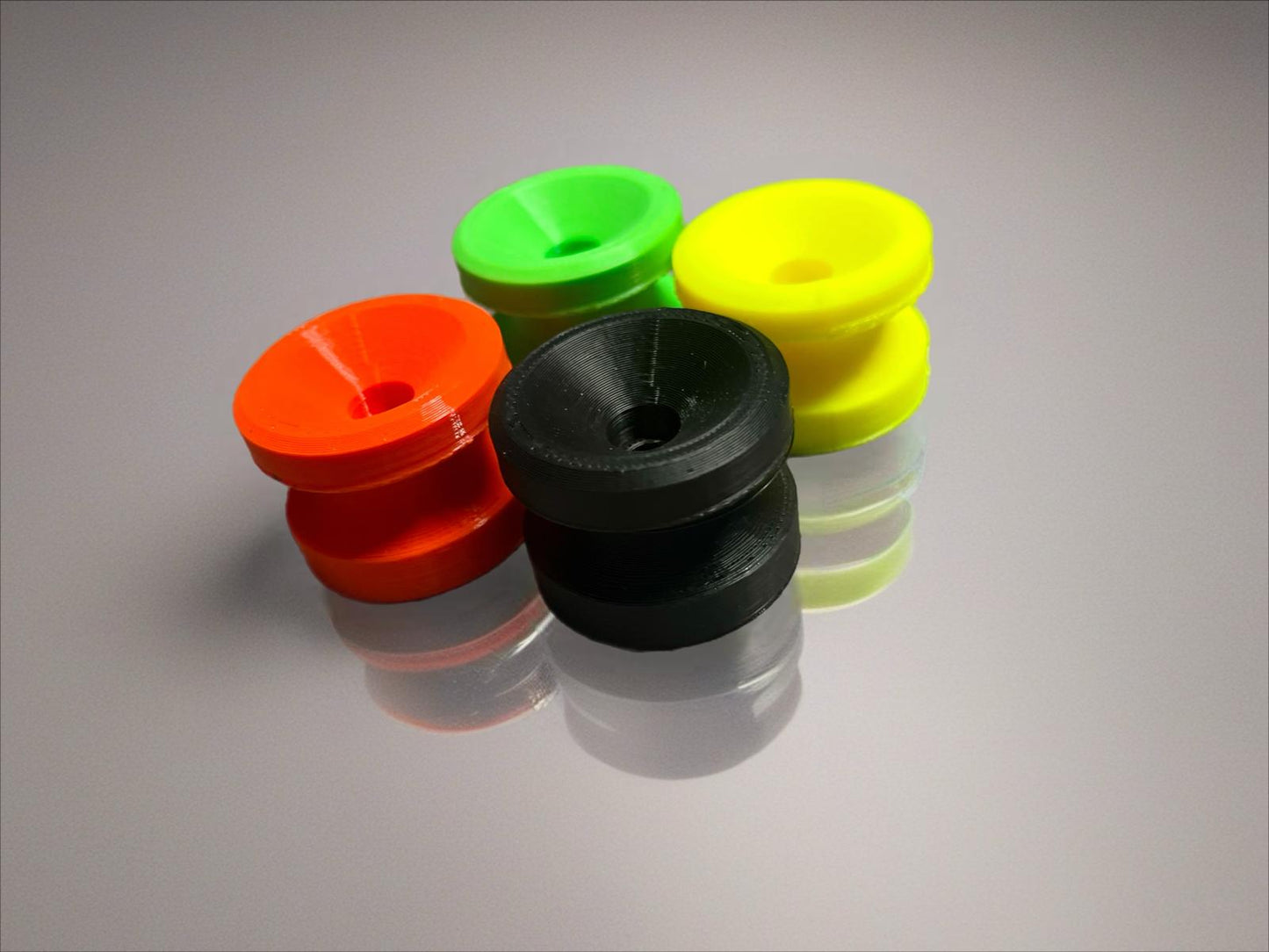 Kit di 4 Tamponi Ruota per Moto e Pit Bike – Compatibili con Tutti i Cavalletti Alzaruota